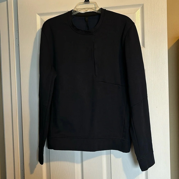 lululemon athletica Other - Lululemon City Sweat men’s blue crew neck sweatshirt size medium